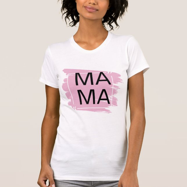 T-SHIRT DESIGN MINIMALISTE MAMA (Devant)