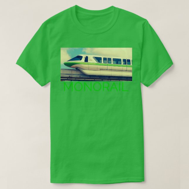 T-shirt Design Monorail vintage (Design devant)