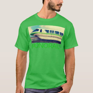 T-shirt Design Monorail vintage