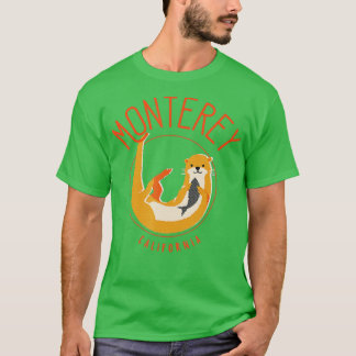 T-shirt Design Monterey California Sea Otter