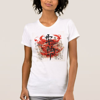 T-shirt Design Motif asiatique coloré