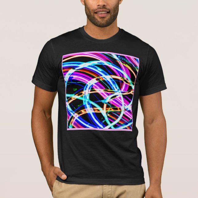 T-shirt Design Motif coloré Abstrait (Devant)