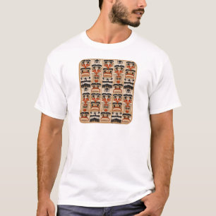 T-shirt Design Motif de totem Pole
