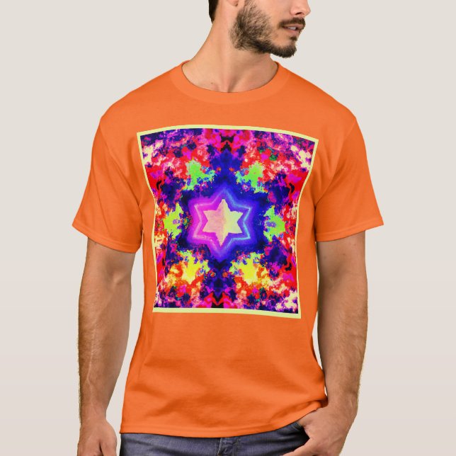 T-shirt Design Motif moderne coloré (Devant)