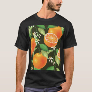 T-shirt Design Motif orange vibre