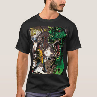 T-shirt design noir classique Legendlore