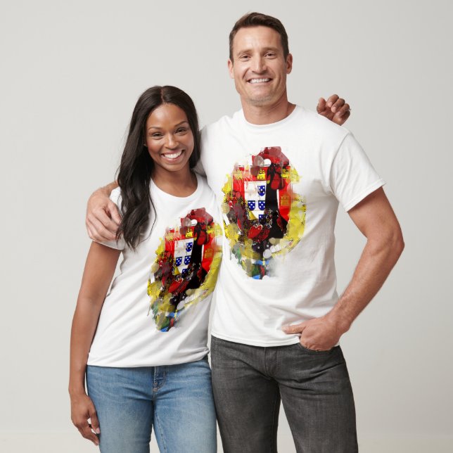 T-shirt Design portugais (Unisexe)
