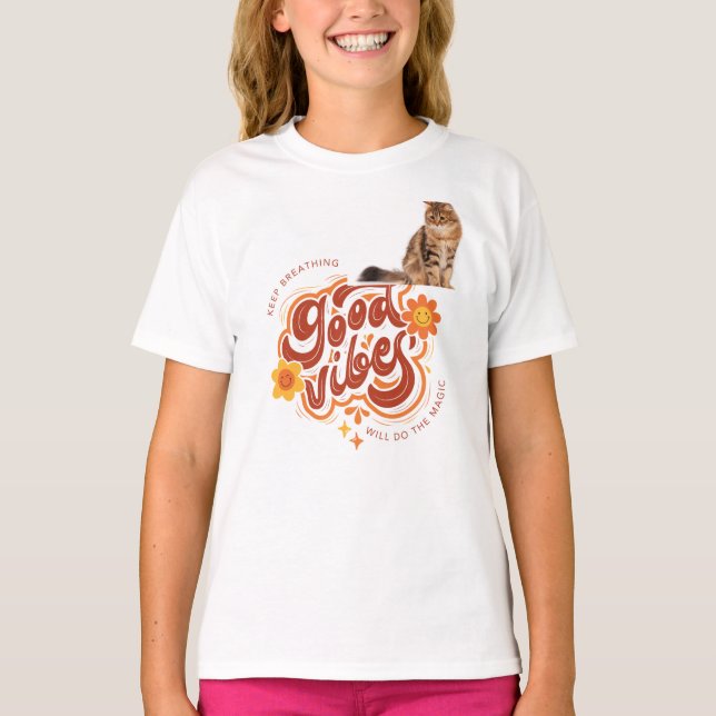T-shirt design pour amateurs de chats mignons (Devant)