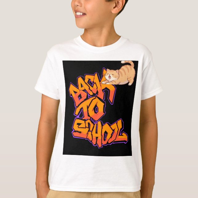 T-shirt design pour les amoureux de chats mignons (Devant)