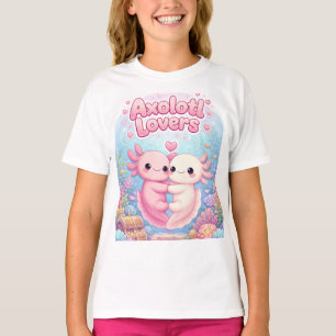 T-Shirt design pour les amoureux des Axolotls mign