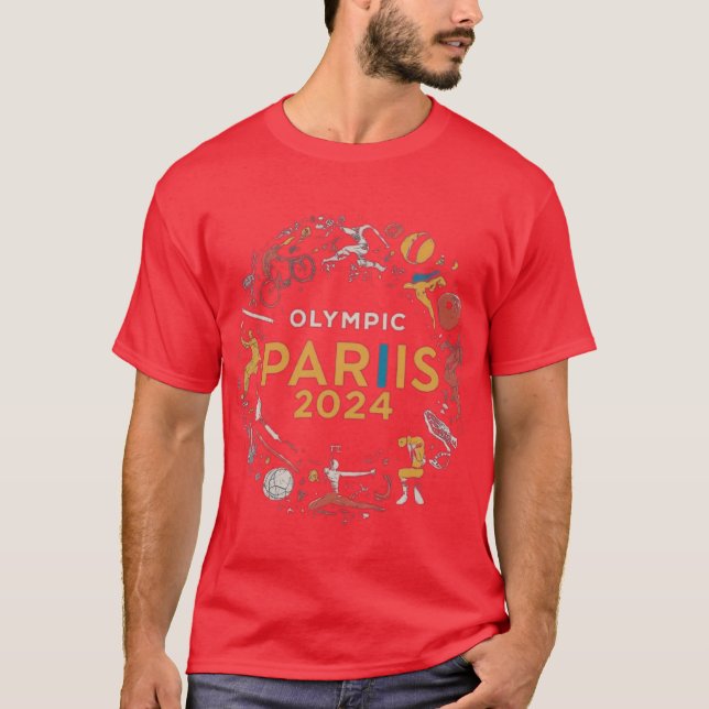 t-shirt design pour "OLYMPIC PARIS 2024." (Devant)