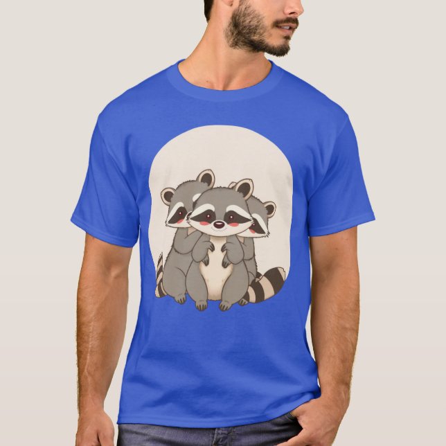 T-shirt design Raccoon 9 (Devant)