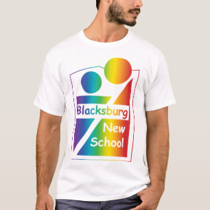 T-shirt Design rétro de la nouvelle école de Blacksburg