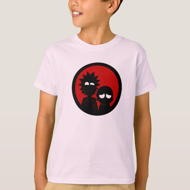 T-shirt Design Rick et Morty Red (Devant)