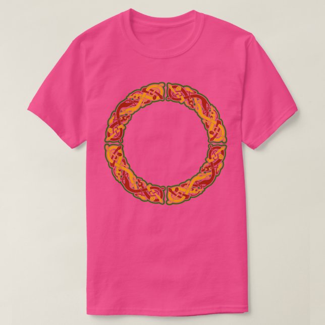 T-shirt Design rond de chien celtique (Design devant)