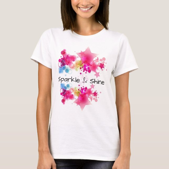 T-shirt design scintillante et brillante (Devant)