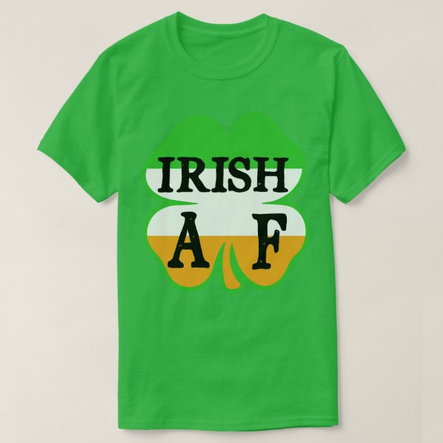T-shirt Design shamrock AF irlandais (Design devant)