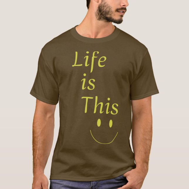 T-shirt Design souriant (Devant)