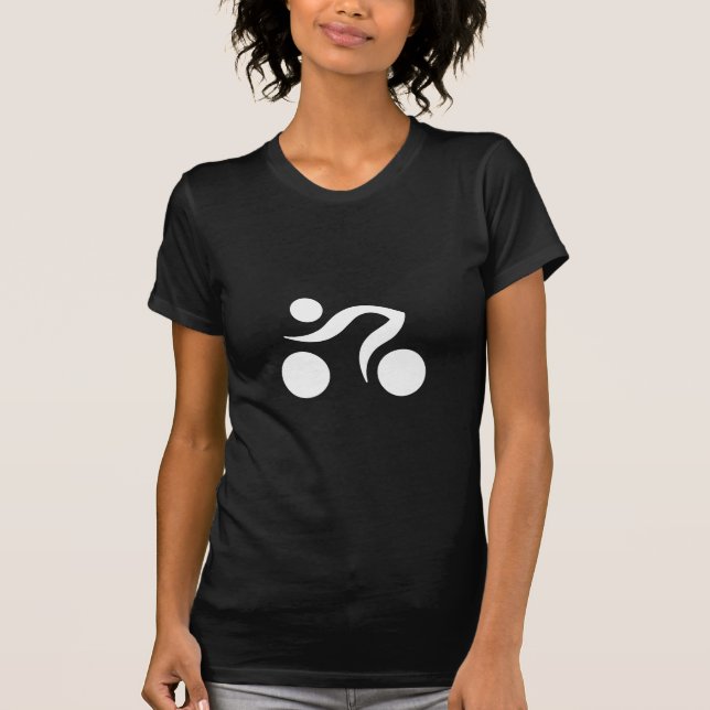 T-shirt Design sportif cool, Triathlon, vélo, Formule 1 (Devant)