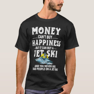 T-Shirt Design Sports Nautiques Bonheur en Moto-Je