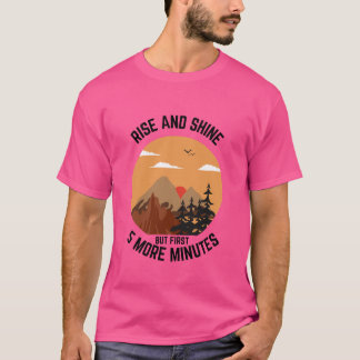 t-shirt design sun rise