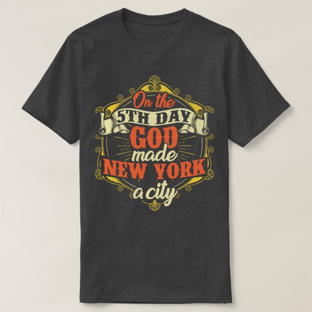 T-shirt Design urbain de New York (Design devant)