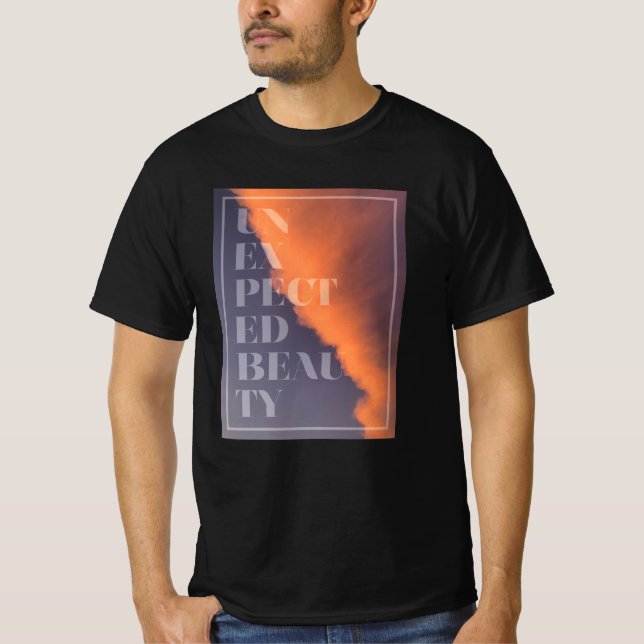T-shirt Design urbain moderne, simple, de beauté inattendu (Devant)