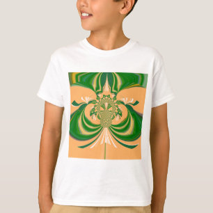 T-shirt Design vert jaune.