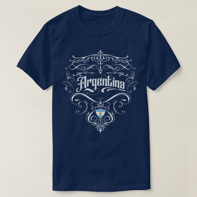 T-shirt Design Vintage argentin (Design devant)