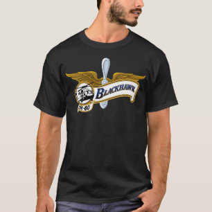 T-shirt Design vintage Blackhawk