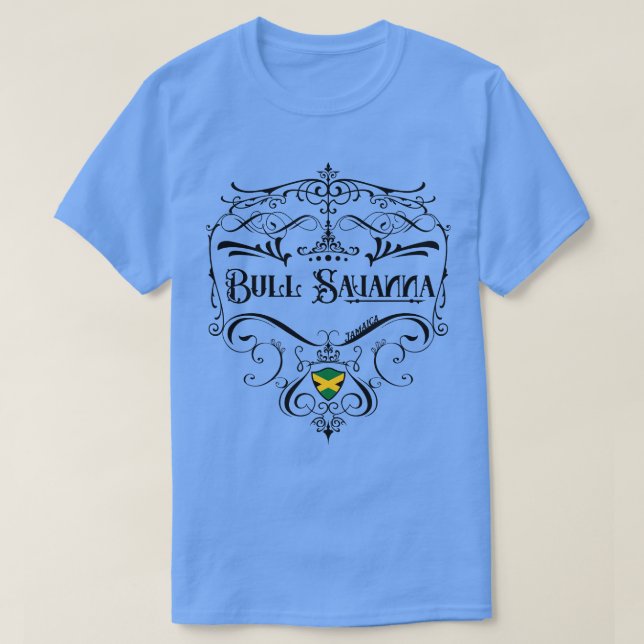 T-shirt Design Vintage Bull Savanna (Design devant)