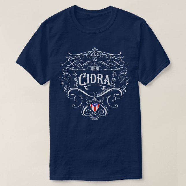 T-shirt Design Vintage Cidra (Design devant)
