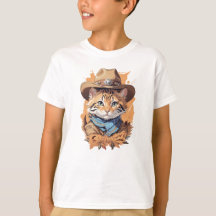 Design vintage Cowboy Kitten