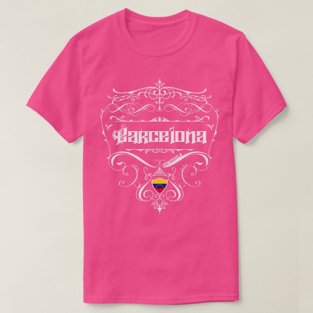 T-shirt Design Vintage de Barcelone 1 (Design devant)