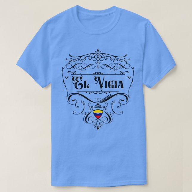 T-shirt Design Vintage d'El Vigia (Design devant)