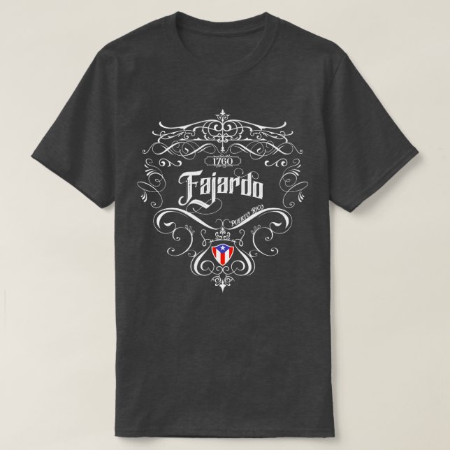 T-shirt Design Vintage Fajardo (Design devant)