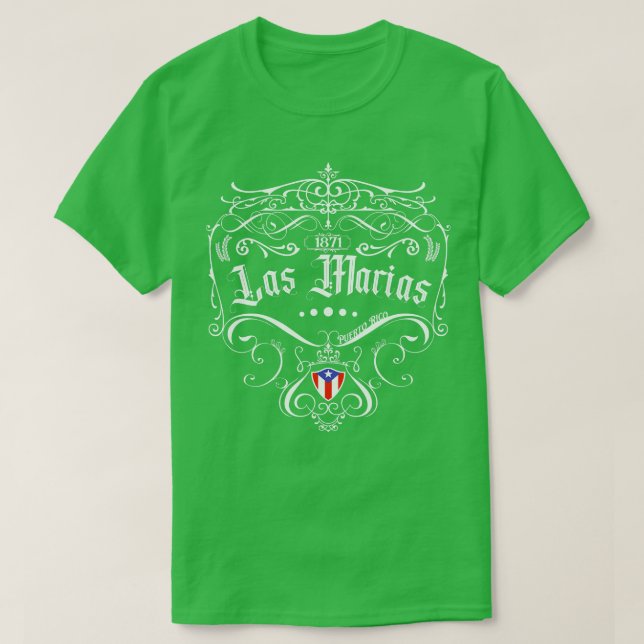 T-shirt Design Vintage Las Marias (Design devant)