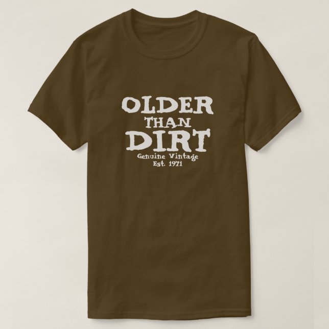 T-shirt design Vintage plus ancien que pur (Design devant)