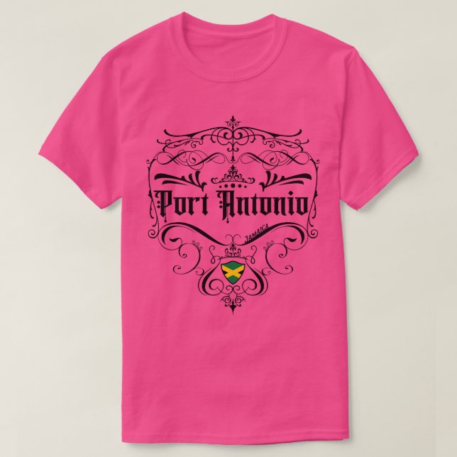 T-shirt Design Vintage Port Antonio (Design devant)