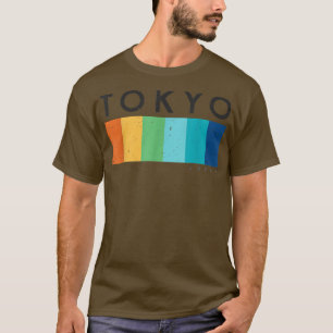 T-shirt Design vintage Retro Tokyo Japon