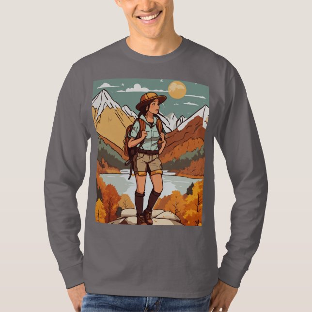 T-Shirt Design Wanderer Automne (Devant)
