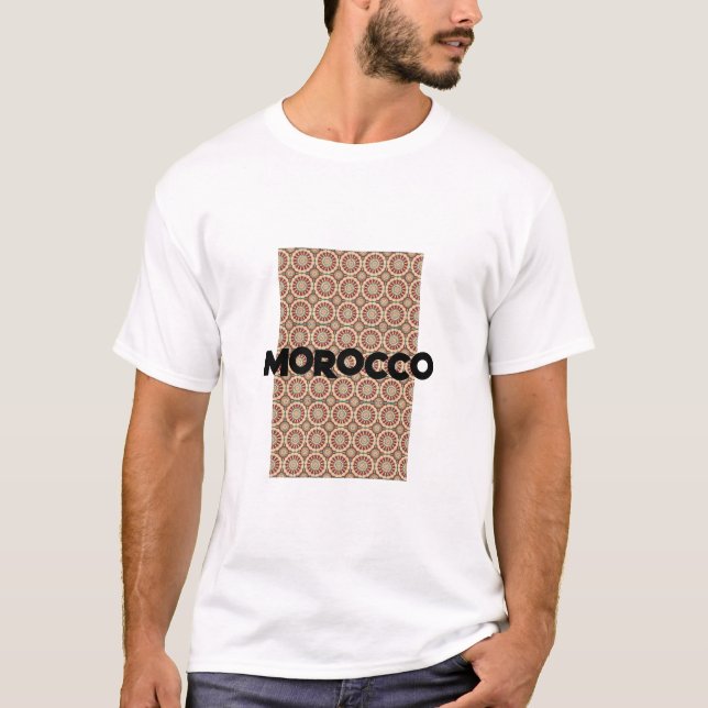 T-shirt Design zelij marocain (Devant)