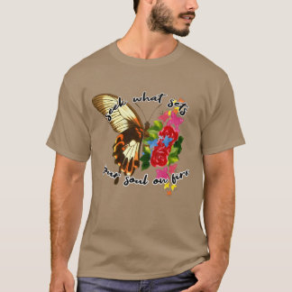 T-shirt designPapillon 70s Rétro Motivation Vintage rétro