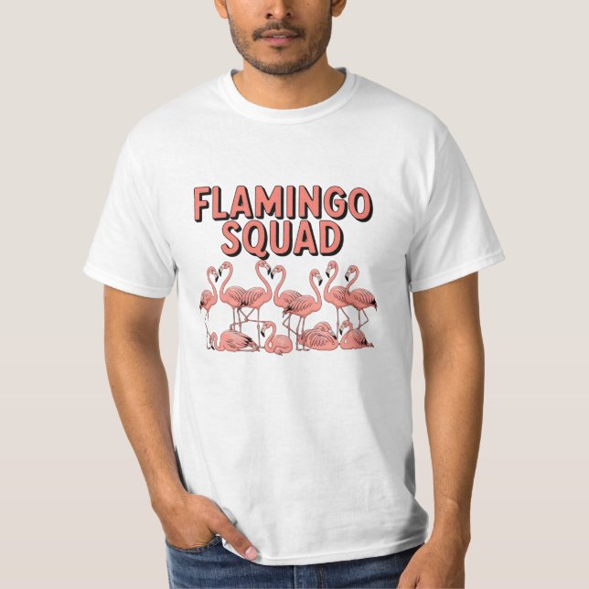 T-shirt Designs Whimsical pour les ventilateurs de Flamant (Devant)