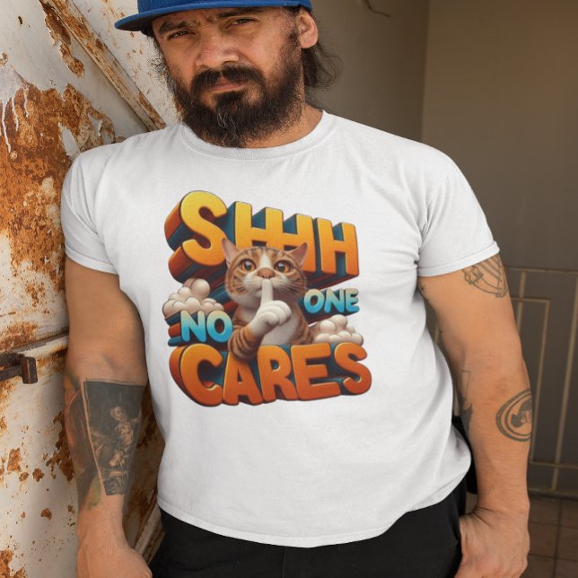 T-shirt Désintérêt silencieux pour la féline (Créateur téléchargé)