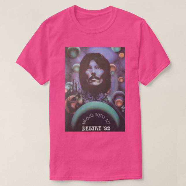 T-shirt Désir 92 Old School Rave Flyer (Design devant)