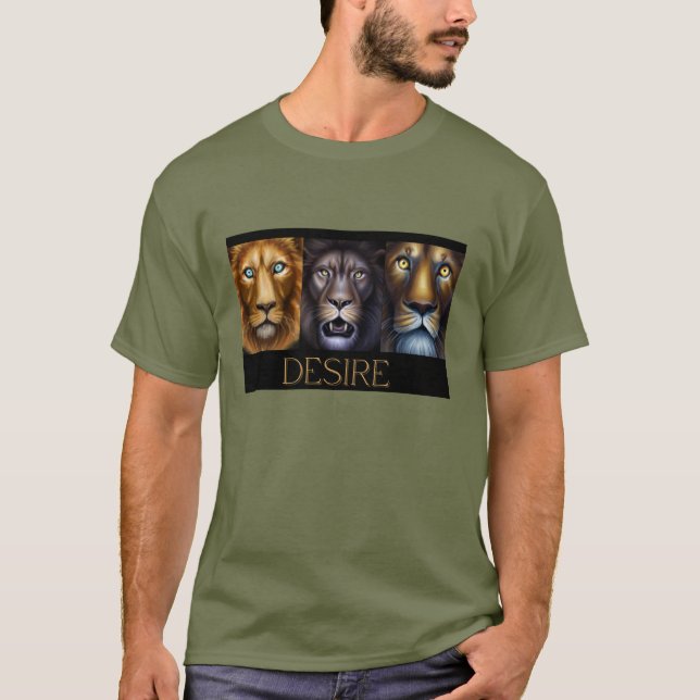 T-SHIRT DÉSIR, LIONS (Devant)