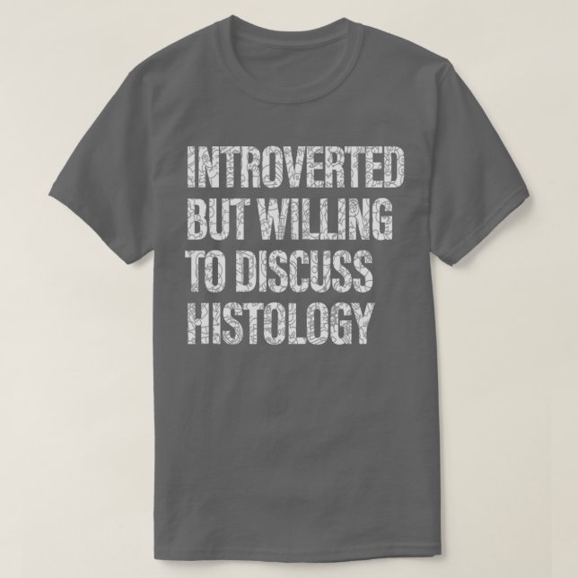 T-shirt Désireux de discuter de l'historique Étudiants (Design devant)