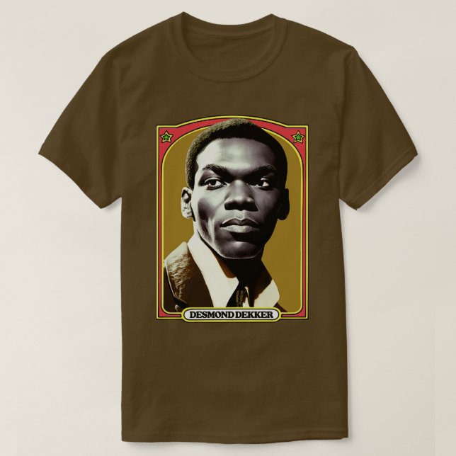 T-shirt Desmond Dekker les années 70 Reggae Design origina (Design devant)