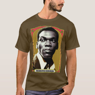 T-shirt Desmond Dekker les années 70 Reggae Design origina